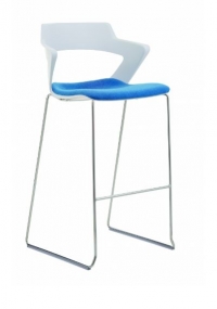 barová plastová židle 2160/SB TC AOKI čalouněný sedák