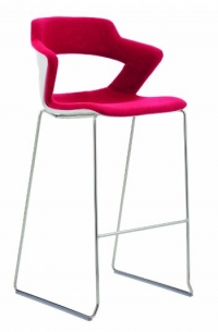barová židle 2160/SB TC AOKI čalouněný sedák a opěrák