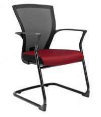 jednací židle MERENS MEETING vínová